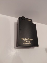 Telex RadioCom TR-16 IFB 16-Channel Wireless Receiver for Talent W/ RTV-04 Ear