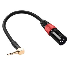XLR Male Plug to 3.5mm Male Stereo Audio Adapter TRS 1/8″ Extension Cable US