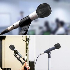 200 Pcs Microphone Cover Disposable Mic Windscreen Protective Cap Cover for KTV