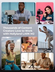 Lark M2 Wireless Microphone for iPhone/Camera/Android/PC, 48kHz/24-bit High F…