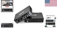 2×2 for Recording Music, 24-bit/192kHz Plug and Play USB Interface for PC and…