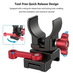 CAMVATE Mic Support Holder Clip with NATO Clamp fr 0.75 to 1.18″ Dia. Microphone