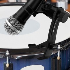 Facmogu 2PCS Drum Microphone Clip, Adjustable Mic Mount Clamp Holder Mic…
