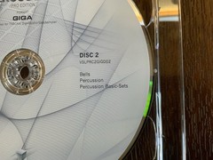 2003 Vienna Symphonic Library PERCUSSION PRO EDITION GIGA Format DVD Discs 1 & 2