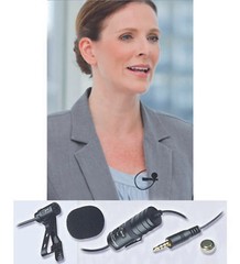 Vidpro Professional Lavalier Condenser Microphone For Audio Recorders Cameras