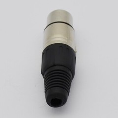 XLR Connector End – Female 3 Pin Microphone Plug for Audio and Video Equipment