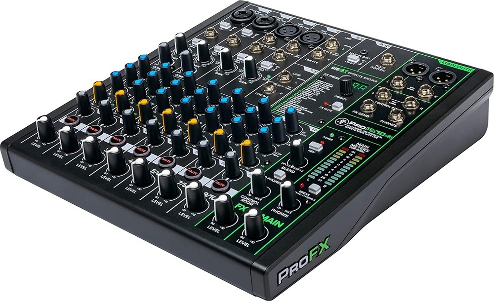 Mackie ProFX10v3 10-Channel Analog Mixer with Onyx Mic Preamps, Effects and USB