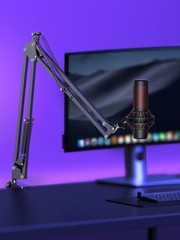 InnoGear Adjustable Mic Stand for Blue Snowball and Blue Snowball iCE Suspens…