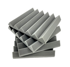 4 Pack Wedge Premium Acoustic Soundproofing Studio Foam Tiles 12″ x 12″ x 2″
