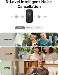 Hollyland Lark A1 Wireless Microphone for iPhone 17/16/15 & Android, 48kHz/24-bi