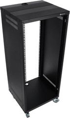 RR24U 24U Live Sound/Recording Studio Rack Case 440lb Load Front & Rear Rack