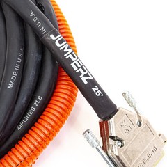 JUMPERZ JDB25-XLRM ZipLine 8-Channel DB25 to XLR Male Audio Snake – 25ft