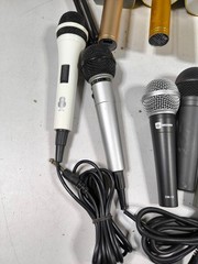 LOT OF 10 Various Brands & Models Microphone Used Working