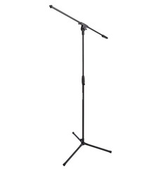 Amazon Basics Adjustable Boom Mic Stand with Tripod Base