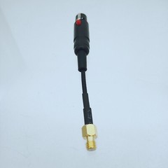 Microdot female to Mini-XLR TA4F 4pin jack 3″ audio RF cable for Microphones