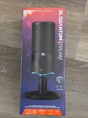 JBL Quantum Stream Dual-Pattern USB Microphone for Streaming, Recording & Gaming