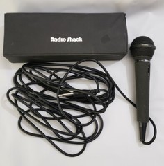 RADIOSHACK 33-3005 DYNAMIC UNIDIRECTIONAL MICROPHONE 11A5 (As Is Not Tested) 16