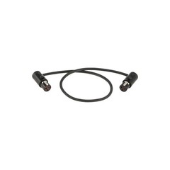Cable Techniques LPS Low-Profile LPXLR-3F to TA3F Cable, 24″ – Black Caps