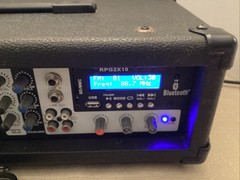 Rockville 800w Powered 4 Channel Mixer/Amplifier w Bluetooth/EQ/Effects