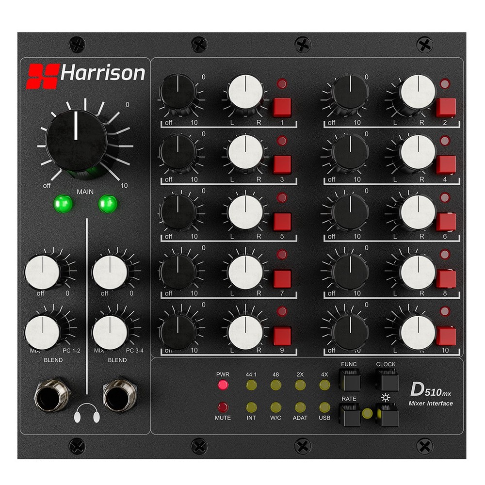 Harrison Audio D510mx 500 Series Analog Summing Mixer