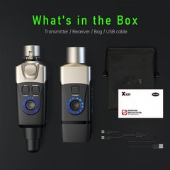 U3 Wireless Microphone System 2.4GHz Wireless XLR Transmitter and Receiver fo…