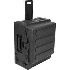 SKB 1SKB-R102W Rolling Compact Rig, 10U Top Rack, 2U Front Rack, Steel Rails