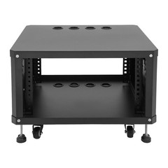 Highly Practical Audio Rack, Studio Rack with Wheels, Audio Rack with Wheels