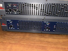 DBX 1215 Graphic EQ Equalizer And DBX 2031 Equalizer/Limiter Power Tested Only