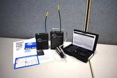 Lectrosonics UCR100 Receiver Block 24 LMa Transmitter Tram TR-50 Lavalier Mic
