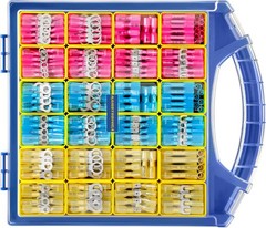 haisstronica 620PCS Marine Grade Heat Shrink Wire Butt Connectors 620, Blue