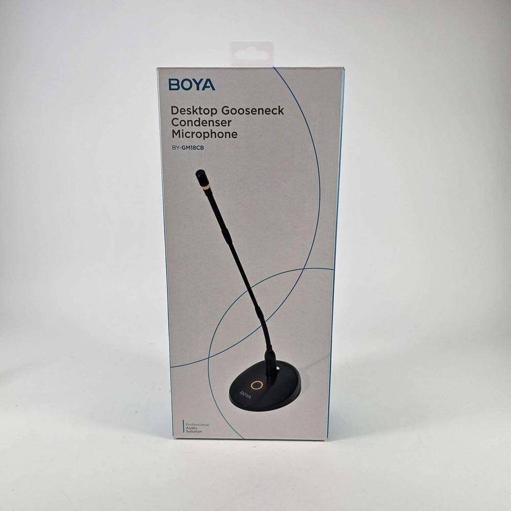 New Boya Desktop Gooseneck Condenser Microphone Microphone BY-GM18CB