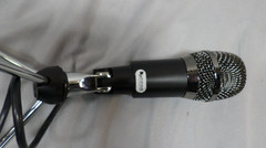 FIFINE TECHNOLOGY PODCAST RECORDING/STREAMING BLACK MICROPHONE w/STAND