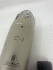Behringer C-1 Condenser Microphone XLR Studio Mic Untested