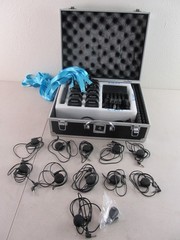 Retekess Wireless Listening Audio Tour Guide System 10 Receivers + 1 Transmitter