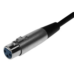 XLR Microphone MIC 3-Pin Male To Female Cable Cord Connector Extension Shielded