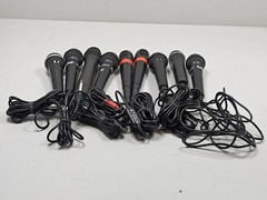 Lot of 9 Untested Microphones – Various Brands & Models, Used