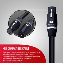 Cable Prolink Studio 2000 XLR Microphone Cable, 5 Foot Balanced Mic Cable, Go…