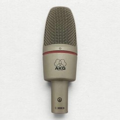 AKG C3000B Condenser Microphone Studio Recording Cardioid Internal Shock Mount