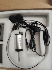 Hotec Wireless System with Dual Headset Microphones/Lavalier Lapel Mics