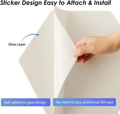 1/ 12PCS Hexagon Wall Panels Self-adhesive Sound Absorbing Studio Acoustic Panel