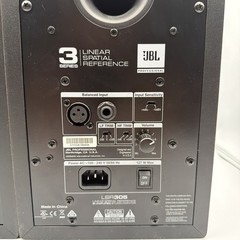 JBL Professional LSR305 Active Studio Monitor Speakers Pair With Power Cords