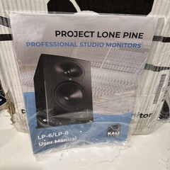 Kali Audio LP-6 V1 6.5-Inch 2-Way Powered Studio Monitor – Black
