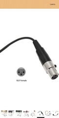 Headset Microphone Condenser 3-pin Female NEW 6 Available