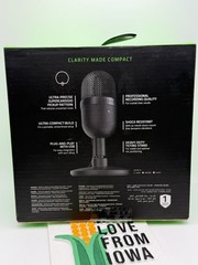 Razer Seiren Mini USB Condenser Microphone: for Streaming and Gaming – Black