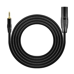 3.5mm 1/8 Inch TRS Male To XLR Male Balanced Microphone Cable B38