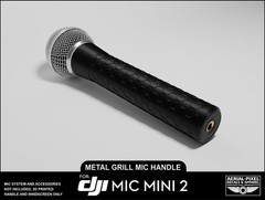 DJI Mic Mini 2 Traditional Microphone Grip Interview Handle SM58 Style Magnetic