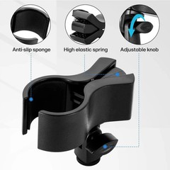 Large Microphone Clip, Adjustable Holder for 1.26-2.3 Diameter Microphones