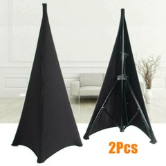 2 Pcs Tripod Speaker Stand Cover/Scrim Lighting Stretch Cover Audio Equipment