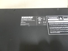 SHURE SCM820-DAN Intellimix Automatic Mixer w/Ethernet NOT WORKING NO Dante card