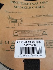 Peavey Pv 25 Foot 16-Gauge S/S Speaker Cable